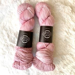 ZeeZee Textiles 2 Skeins Luxury Classic Fingering Sock Yarn